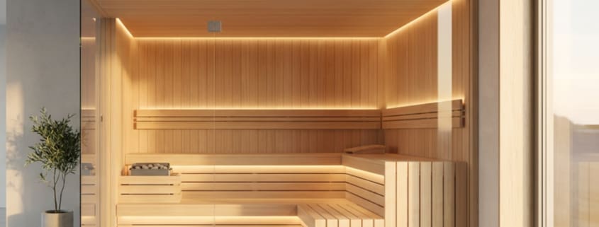Sauna Interior Inbeca en madera Hemlock